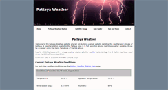 Desktop Screenshot of pattayaweather.net
